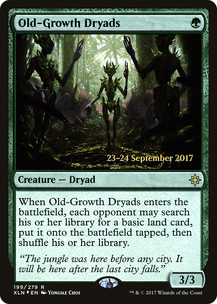 Old-Growth Dryads (199) Foil - Ixalan Promos