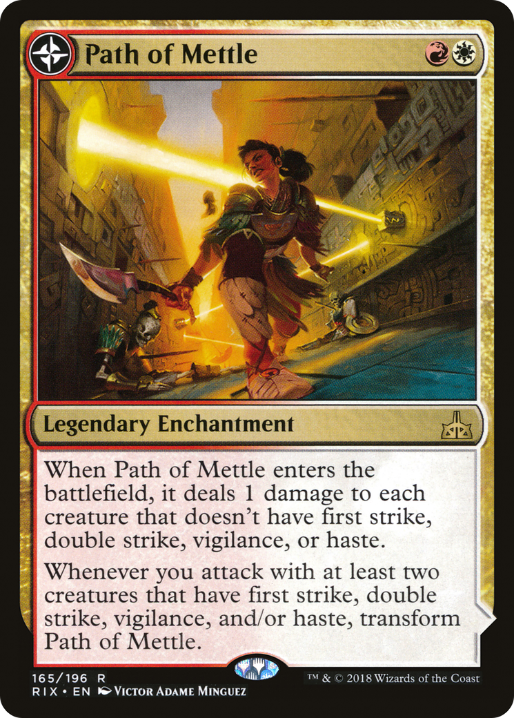 Path of Mettle // Metzali, Tower of Triumph (165) - Rivals of Ixalan