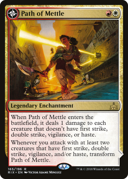 Path of Mettle // Metzali, Tower of Triumph (165) - Rivals of Ixalan