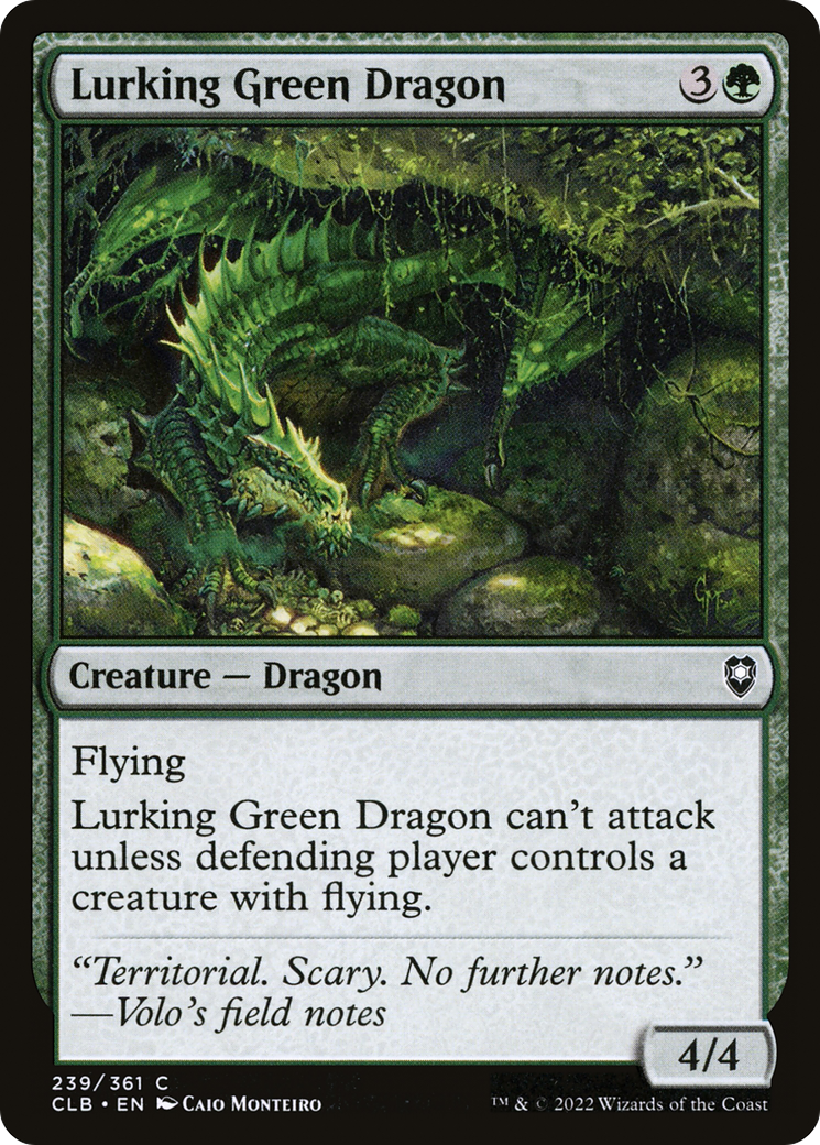 Lurking Green Dragon (239) - Commander Legends: Battle for Baldur's Gate