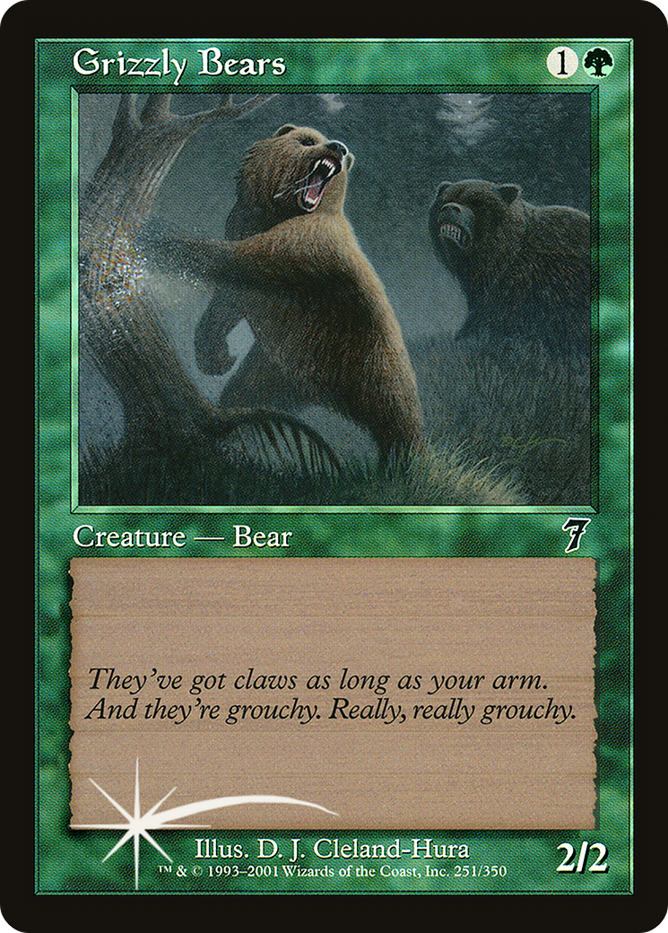 Grizzly Bears (251) - Seventh Edition
