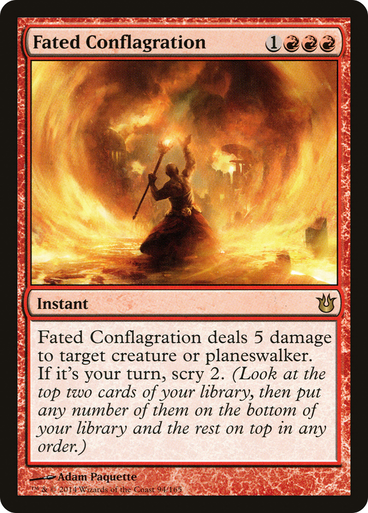 Fated Conflagration (094) Foil - Born of the Gods