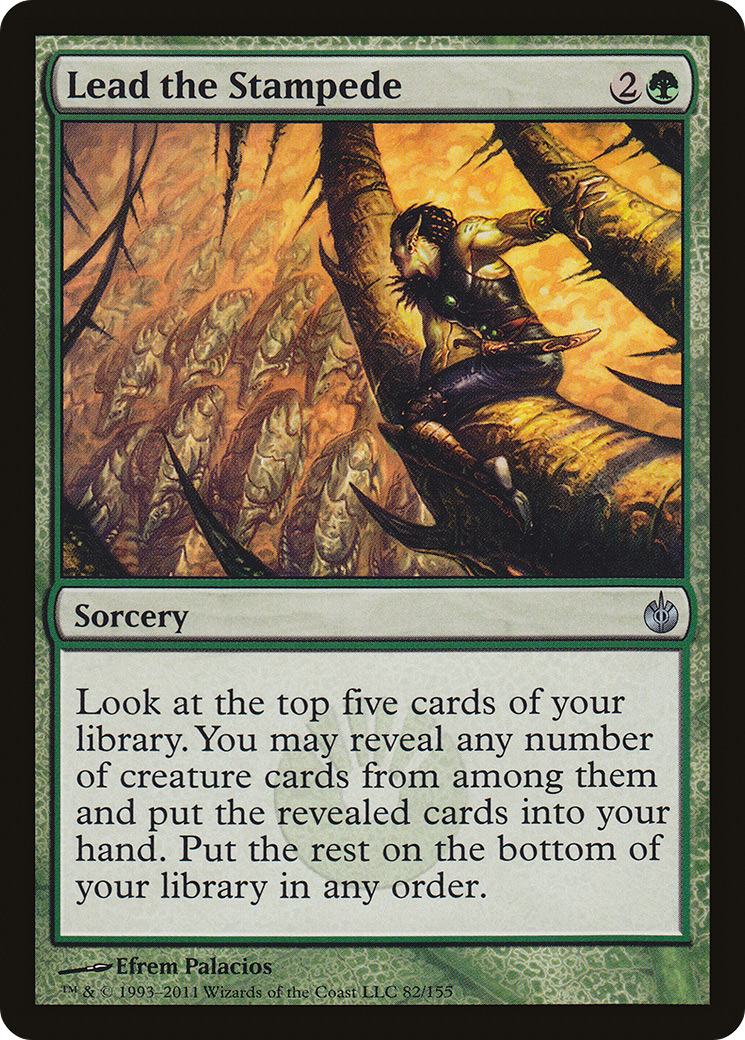 Lead the Stampede (082) Foil - Mirrodin Besieged