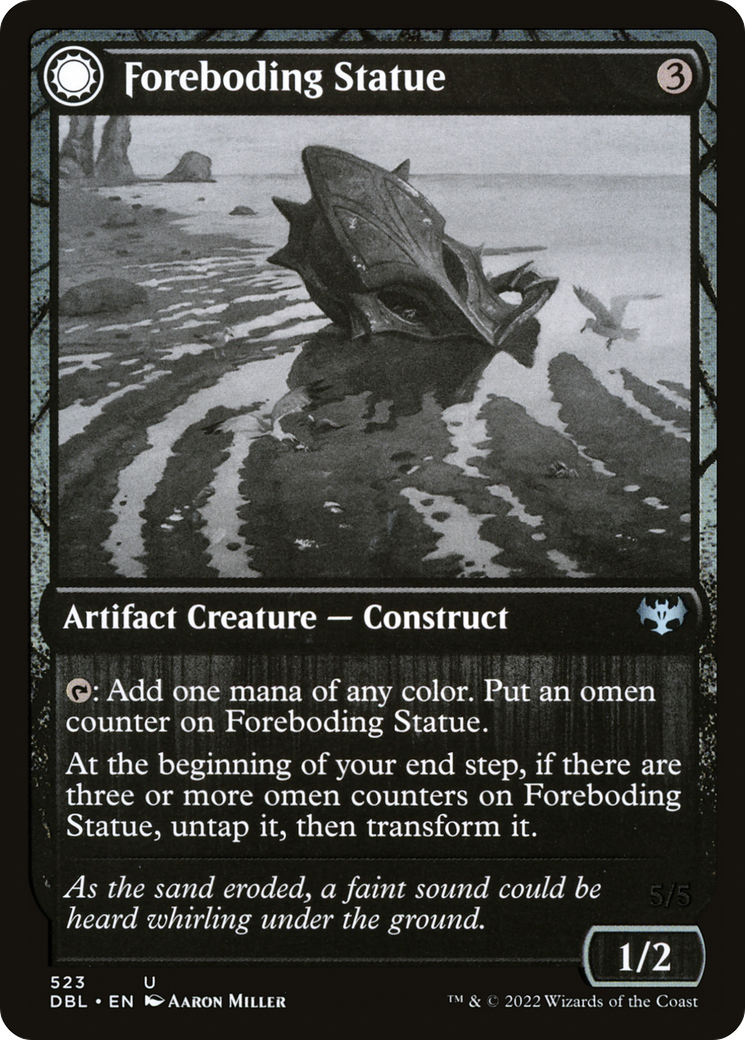 Foreboding Statue // Forsaken Thresher (523) - Innistrad: Double Feature