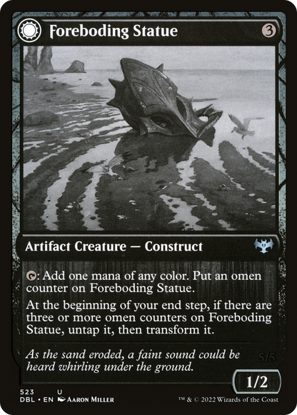 Foreboding Statue // Forsaken Thresher (523) - Innistrad: Double Feature