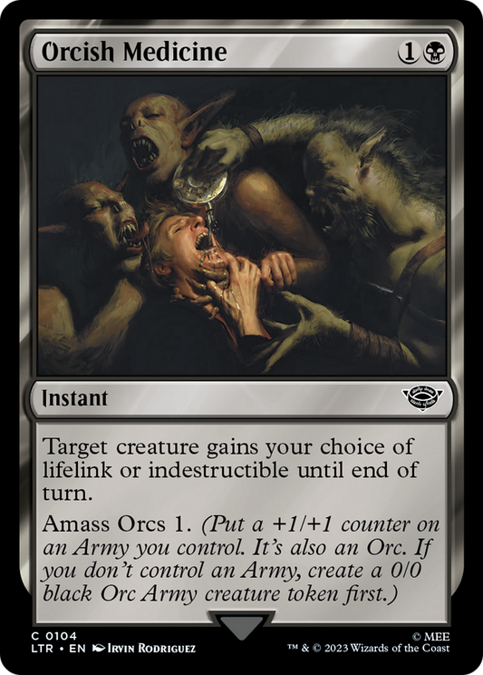 Orcish Medicine (104) Foil - The Lord of the Rings: Tales of Middle-earth