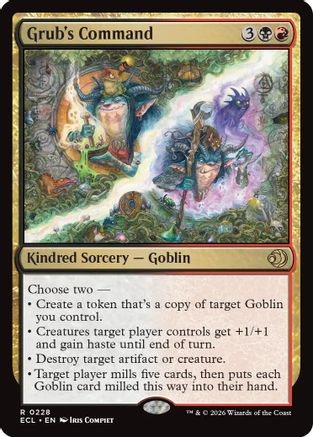 Grub's Command (228) Foil - Lorwyn Eclipsed