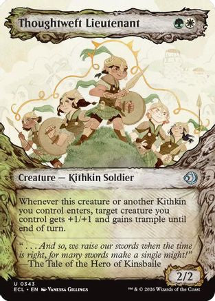 Thoughtweft Lieutenant (Showcase) (343) - Lorwyn Eclipsed