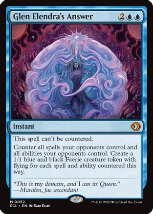 Glen Elendra's Answer (052) Foil - Lorwyn Eclipsed