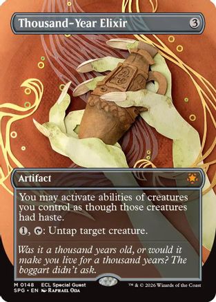 Thousand-Year Elixir (Borderless) (148) Foil - Special Guests