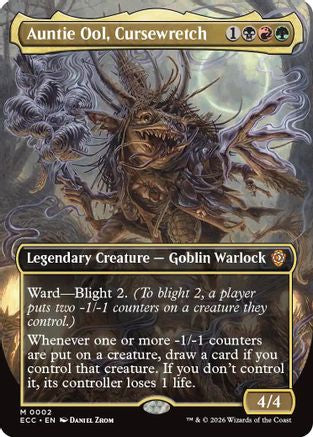 Auntie Ool, Cursewretch (Borderless) (002) - Commander: Lorwyn Eclipsed