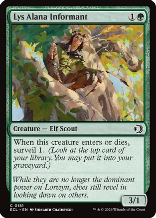 Lys Alana Informant (181) - Lorwyn Eclipsed