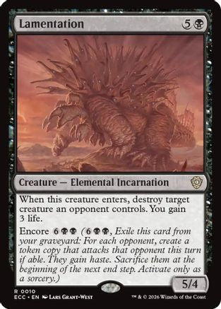 Lamentation (010) - Commander: Lorwyn Eclipsed