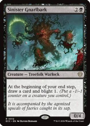 Sinister Gnarlbark (012) - Commander: Lorwyn Eclipsed