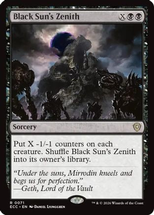 Black Sun's Zenith (071) - Commander: Lorwyn Eclipsed