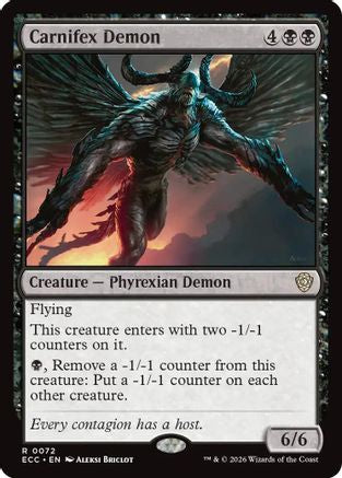 Carnifex Demon (072) - Commander: Lorwyn Eclipsed