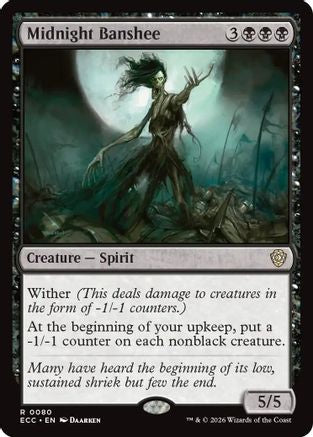 Midnight Banshee (080) - Commander: Lorwyn Eclipsed