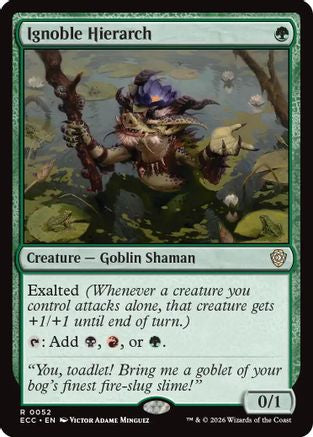 Ignoble Hierarch (052) - Commander: Lorwyn Eclipsed