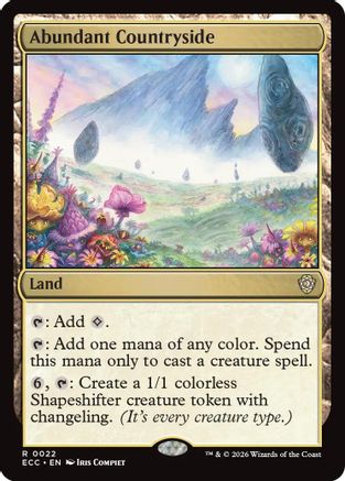 Abundant Countryside (022) - Commander: Lorwyn Eclipsed