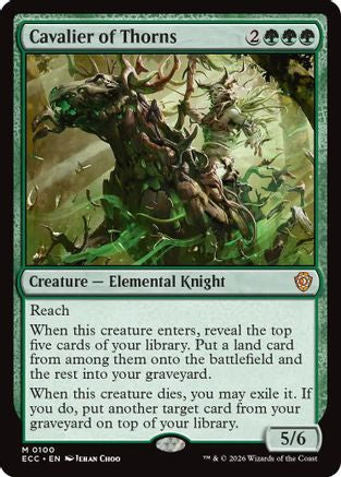 Cavalier of Thorns (100) - Commander: Lorwyn Eclipsed