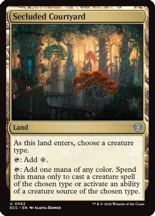 Secluded Courtyard (062) - Commander: Lorwyn Eclipsed