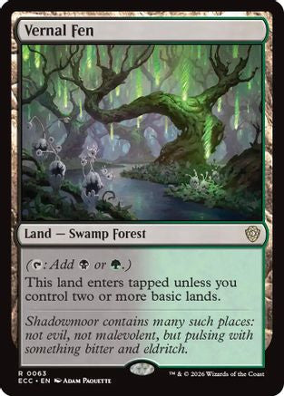 Vernal Fen (063) - Commander: Lorwyn Eclipsed