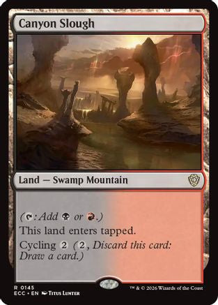 Canyon Slough (145) - Commander: Lorwyn Eclipsed