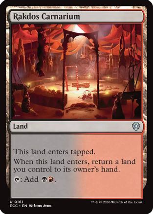 Rakdos Carnarium (161) - Commander: Lorwyn Eclipsed