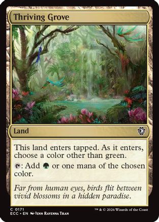 Thriving Grove (171) - Commander: Lorwyn Eclipsed