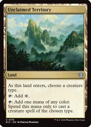 Unclaimed Territory (175) - Commander: Lorwyn Eclipsed