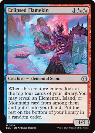 Eclipsed Flamekin (219) - Lorwyn Eclipsed