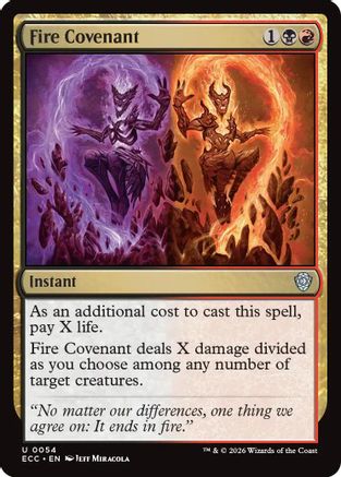 Fire Covenant (054) - Commander: Lorwyn Eclipsed