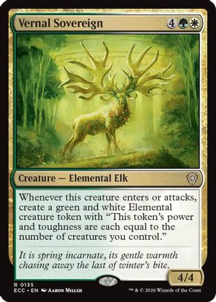 Vernal Sovereign (135) - Commander: Lorwyn Eclipsed