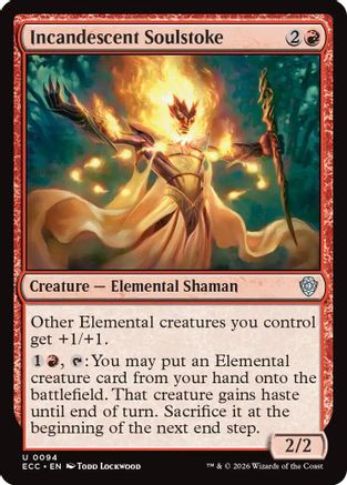 Incandescent Soulstoke (094) - Commander: Lorwyn Eclipsed