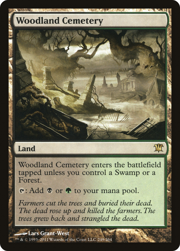 Woodland Cemetery (249) Foil - Innistrad