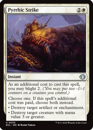 Pyrrhic Strike (030) Foil - Lorwyn Eclipsed