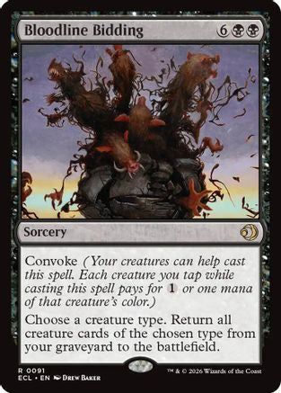 Bloodline Bidding (091) Foil - Lorwyn Eclipsed