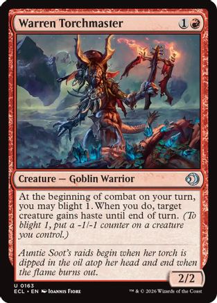 Warren Torchmaster (163) Foil - Lorwyn Eclipsed