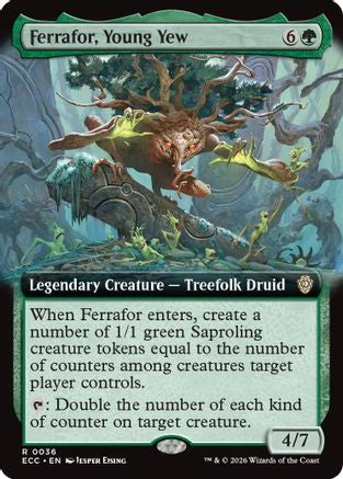 Ferrafor, Young Yew (Extended Art) (036) Foil - Commander: Lorwyn Eclipsed