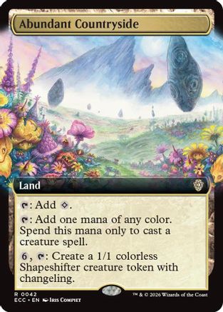 Abundant Countryside (Extended Art) (042) - Commander: Lorwyn Eclipsed