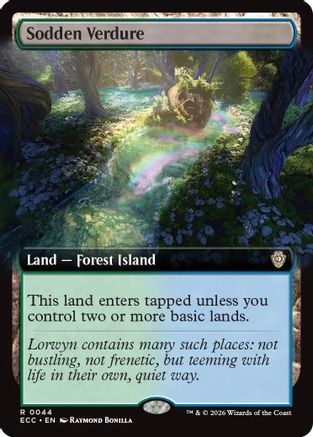 Sodden Verdure (Extended Art) (044) - Commander: Lorwyn Eclipsed