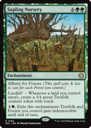 Sapling Nursery (192) Foil - Lorwyn Eclipsed