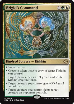 Brigid's Command (208) Foil - Lorwyn Eclipsed