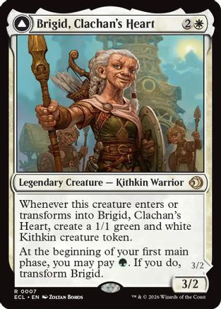 Brigid, Clachan's Heart (007) Foil - Lorwyn Eclipsed