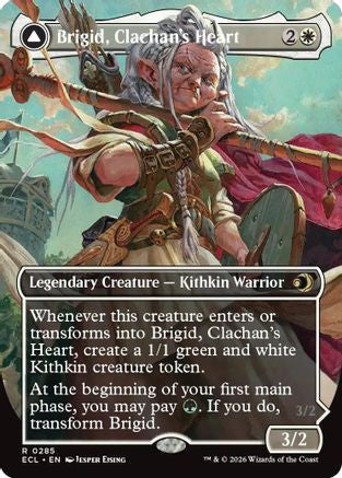 Brigid, Clachan's Heart (Borderless) (285) Foil - Lorwyn Eclipsed