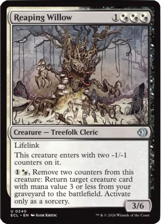 Reaping Willow (240) Foil - Lorwyn Eclipsed
