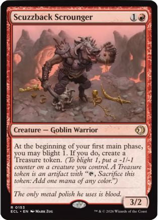 Scuzzback Scrounger (153) Foil - Lorwyn Eclipsed
