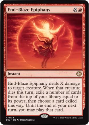 End-Blaze Epiphany (134) Foil - Lorwyn Eclipsed