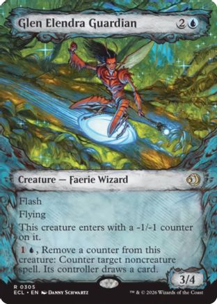 Glen Elendra Guardian (Showcase) (305) Foil - Lorwyn Eclipsed