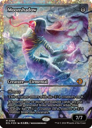 Moonshadow (Showcase) (Fracture Foil) (396) Foil - Lorwyn Eclipsed
